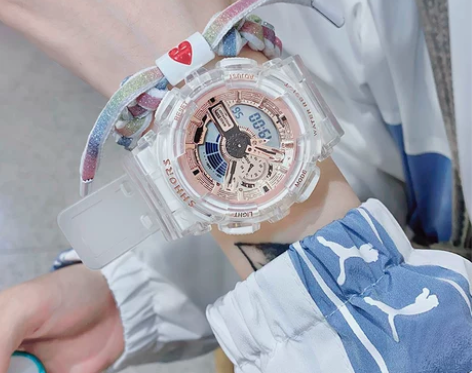 独角兽电子手表女杨紫同款学生初高中简约气质...