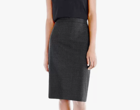 夏新款意大利羊毛包臀职业半身裙简洁西裙OL...