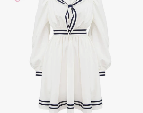 桃六酱 新款日系jk制服水手服海军风蝴蝶结...