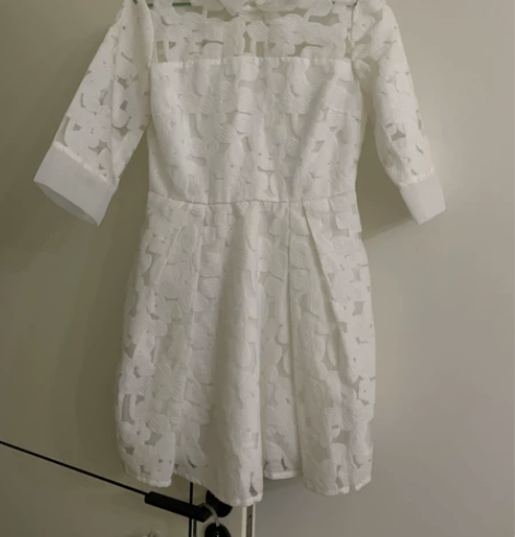 peacebird太平鸟连衣裙镂空连衣裙 ...