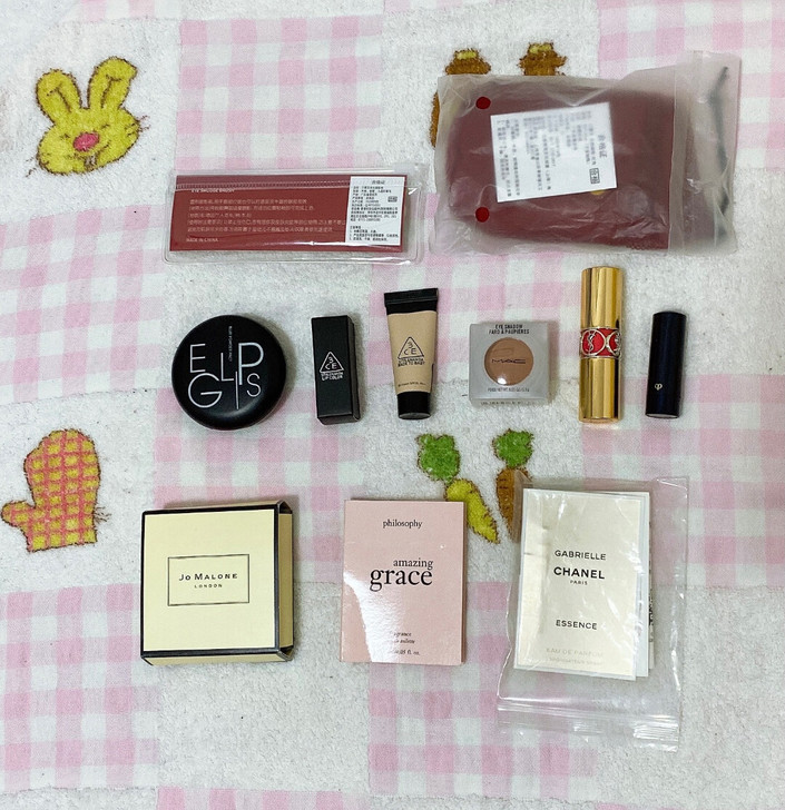 彩妆闲置全新3CE口红BB霜MAC眼影YS...