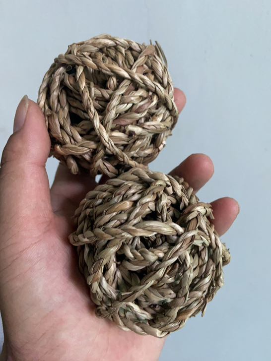 仓鼠兔子玩具磨牙草球海草球2.5一个。满1...