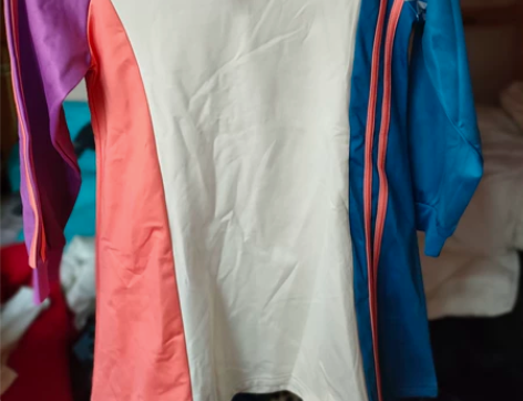 mqd马骑顿女童运动风连衣裙，加薄绒，15...