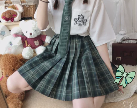 ?安可原创 星闪闪 夏季新款JK制服百褶裙...