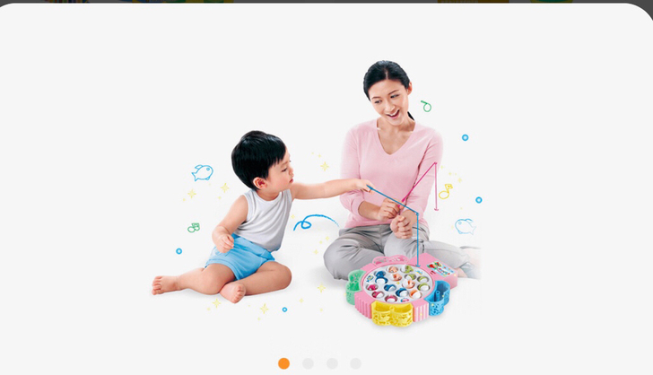 旋转音乐钓鱼盘   叽里呱啦官网直接发货，...