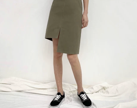 ?不规则包臀裙女2019新款春夏韩版高腰开...