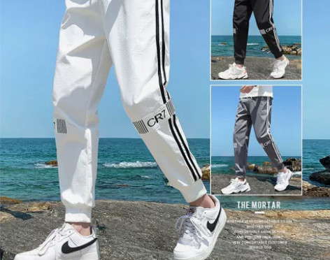 白色休闲裤男，XL码，全新 感兴趣的话点“...