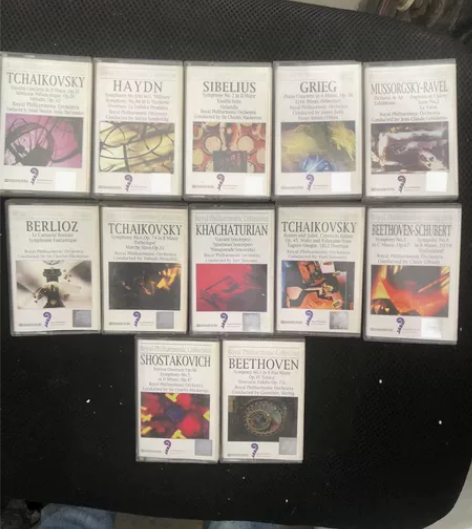 老磁带，世界古典音乐磁带一组。标价为单盒价...