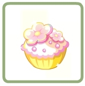 奥比岛花朵杯子蛋糕