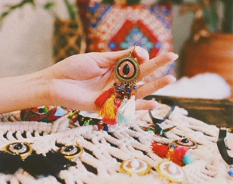 旅侠 波西米亚风项链耳环饰品 度假民族嬉皮...