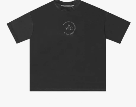 刘小毒欧美说唱歌手同款高街字母印花短袖T恤...