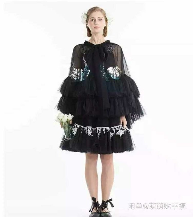 淑女屋天鹅湖公主系列高档蕾丝披肩