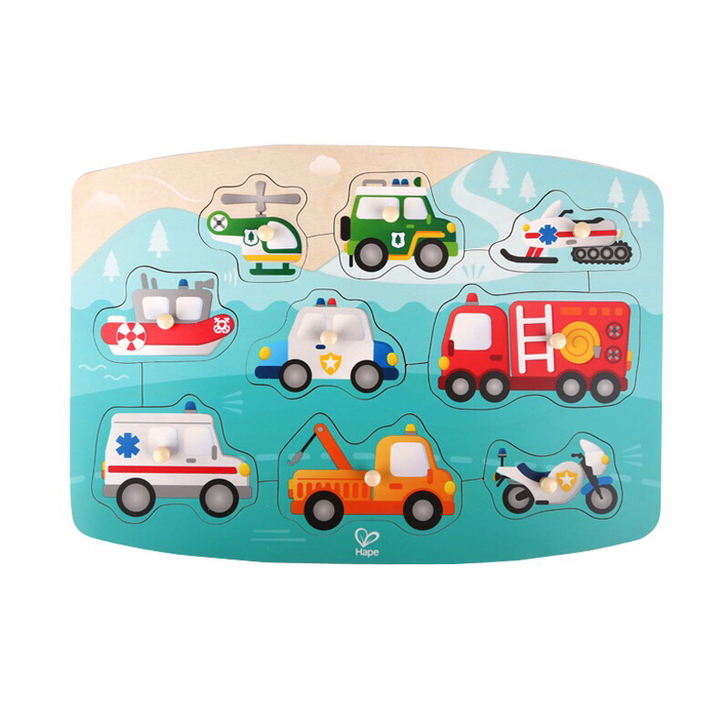 HAPE急救车队/工程车队拼图：现货秒发