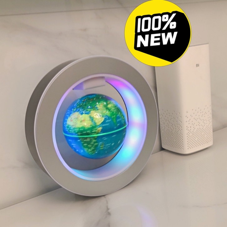 【赔钱处理】磁悬浮地球仪摆件自转发光学生用...