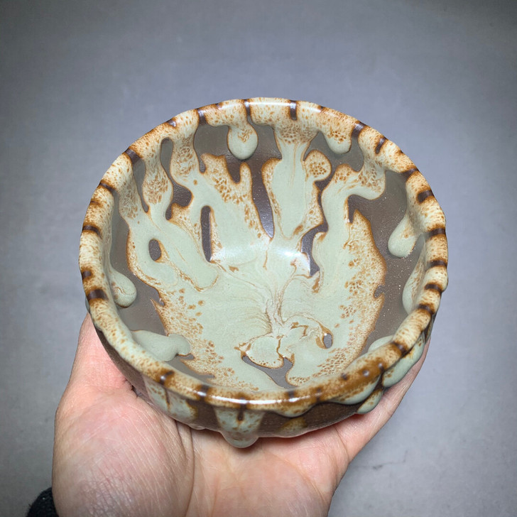 建窑建盏柴烧茶树盏建盏主人杯单杯