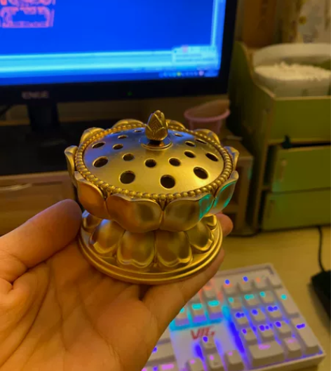 铜合金 佛事用品香薰炉 【9.9成新】铜合...