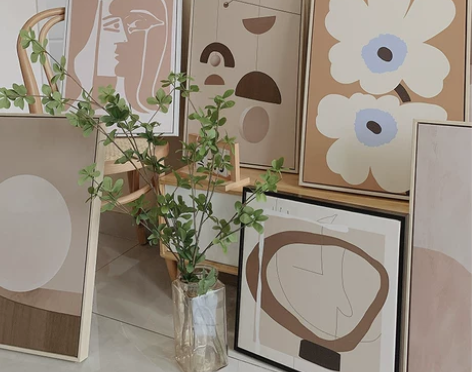 墙画壁画博主推荐装饰画 北欧ins风家居客...