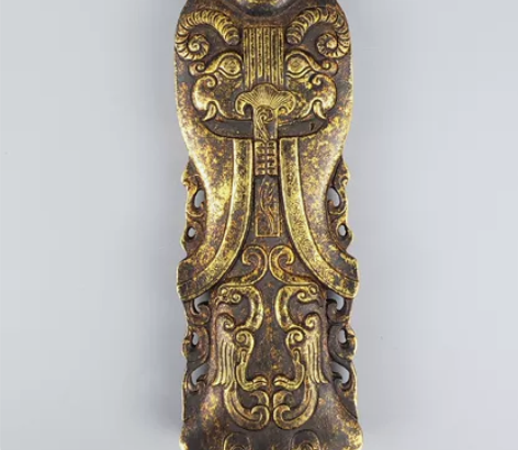 金银器# 金银 铜器 铜鎏金人 包浆厚重 ...