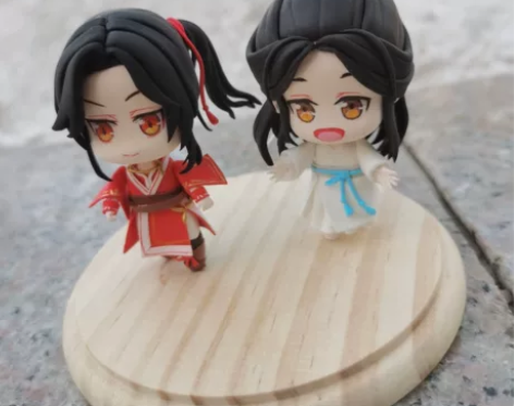 天官赐福花城谢怜超轻粘土手办 手工作品，难...