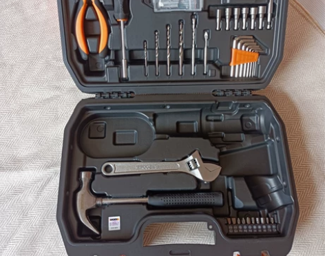 威克士WORX手电钻工具箱家用工具套装，工...