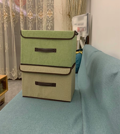 【亏本处理】50个布艺折叠收纳箱防霉储物整...