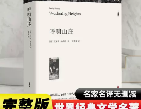 呼啸山庄 艾米莉勃朗特著 正版原著中文版全...