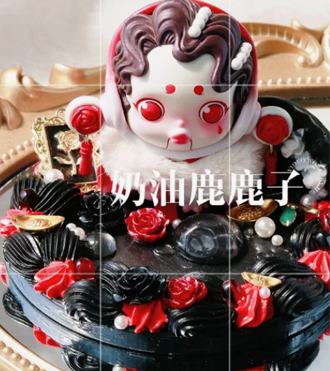SP5木偶歌者奶油胶支架 娃手上的扇子没有...