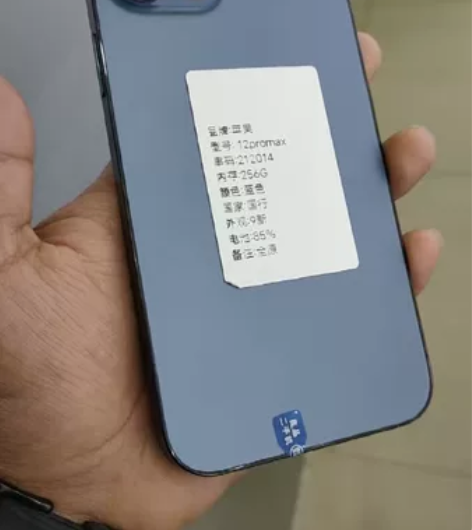 苹果12promax（256G）蓝色 感兴...