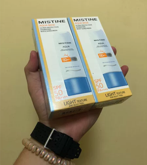 泰国Mistine小蓝帽身体防晒小黄帽面部...