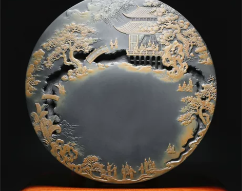 端砚文房重器 孤品 匠心非遗省级名师老坑砚...