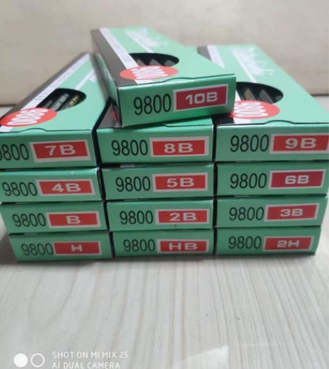 全新正品三菱9800铅笔 美术专用绘画铅笔...