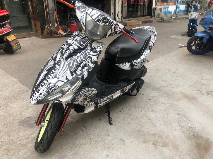 鬼火二手车踏板车助动车，有手续，冷热天一下...