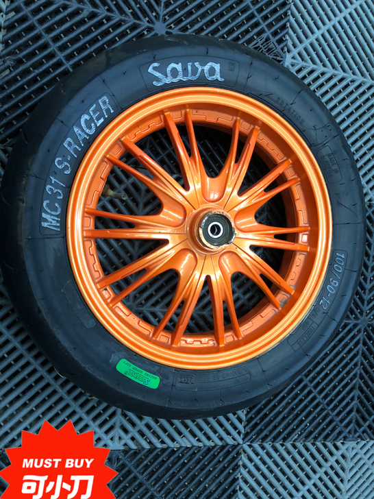 拆车件 劲战 bws 小牛 通用前轮毂 TTGR拆车轮毂 成