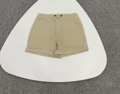 5.10 少量几十条水洗做旧休闲短裤女 感...