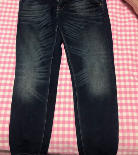 8新 ABLE JEANS牛仔裤男士复古水...