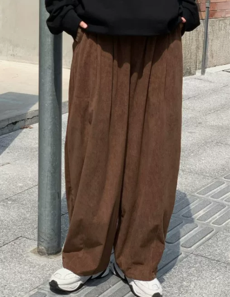 裤复古 日系港风ins潮牌高街宽松直筒阔腿...