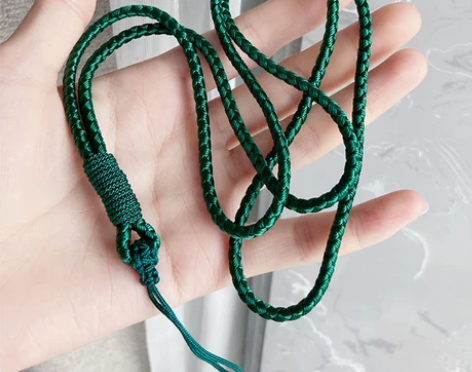 手机挂绳 手机挂绳长款手工编织简约挂脖男女...