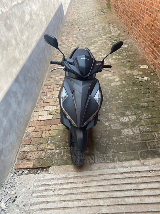 五羊本田NX125黑色，CBS联动版，跑了...