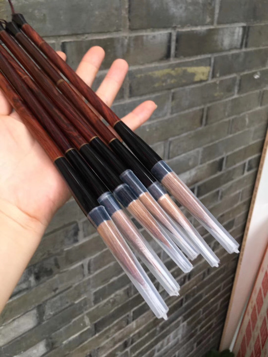 #粉丝福利# 海南黄花梨油梨老料毛笔