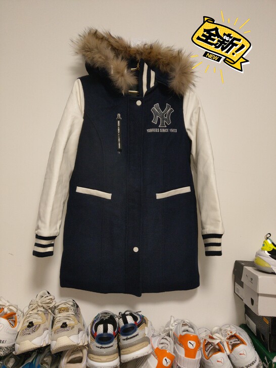 MLB纽约扬基棒球棉服，L码，联名款全新正...