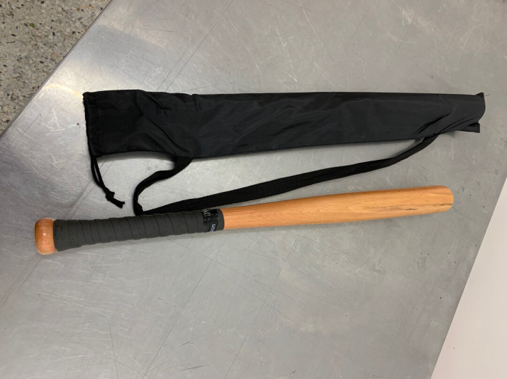 沃尔克棒球棒加厚防身武器木质防卫实心木车载...