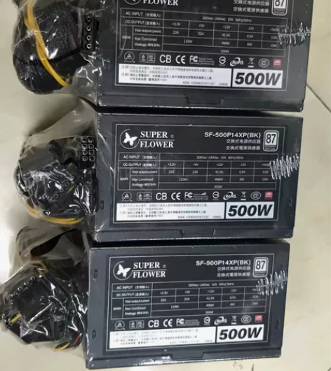 振华500W电源!!线材配置:24P、CP...