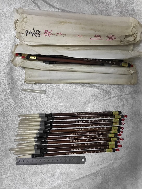 善琏湖笔，库存，老毛笔，