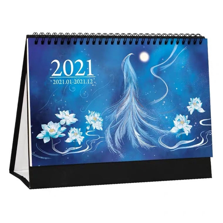 古风台历日历2021复古创意简约小清新记事...
