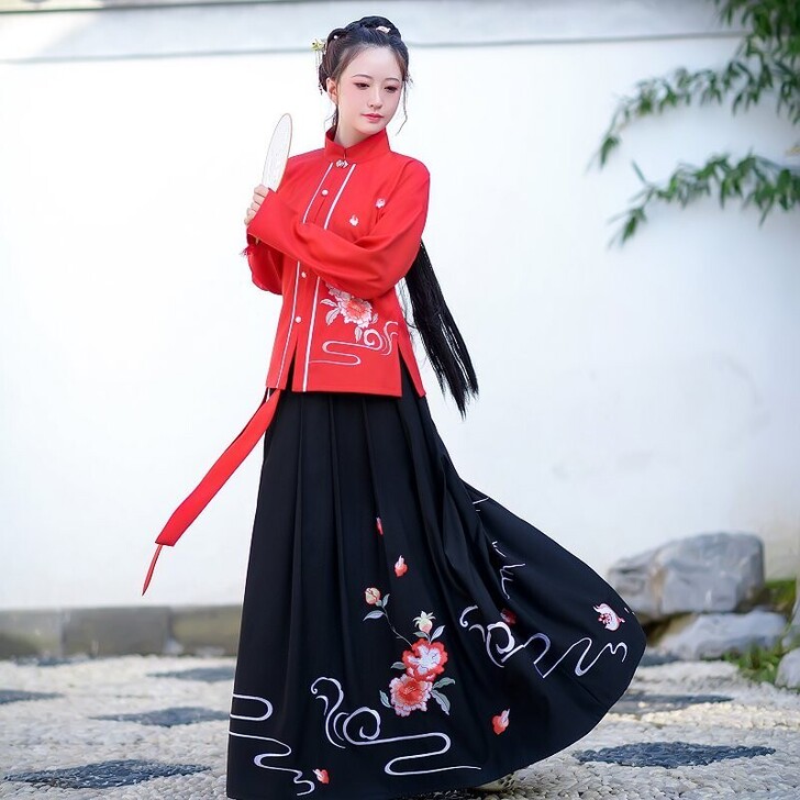 如梦霓裳汉服女装立领袄裙[满庭芳]十八新原...