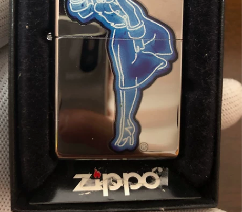 全新zippo，风中女郎老款全新品！08年...
