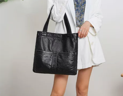 2020新款欧美时尚多口袋单肩包女大容量简...