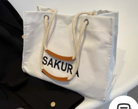 2022新款托特包简约大容量女士设计感街头...