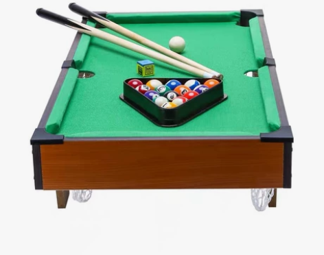 儿童家用迷你台球 含有两个球杆 十五颗彩球...