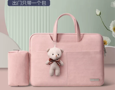 手提电脑包14寸适用苹果macbook联想...